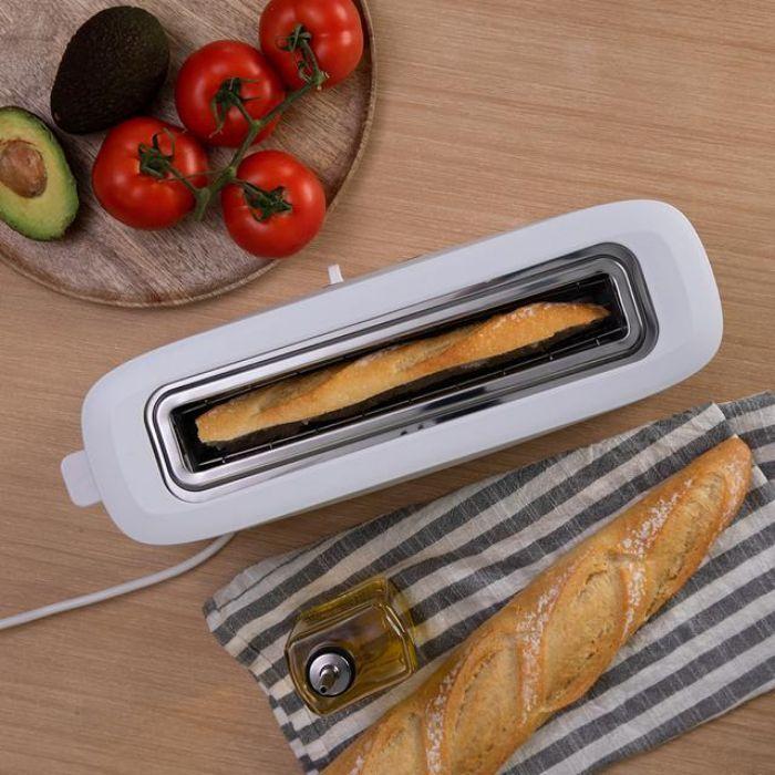 Torradeira CECOTEC Toast&Taste 10000 Extra (980 W - 2 fatias - Plástico, Aço inoxidável - Branco), miniatura 3