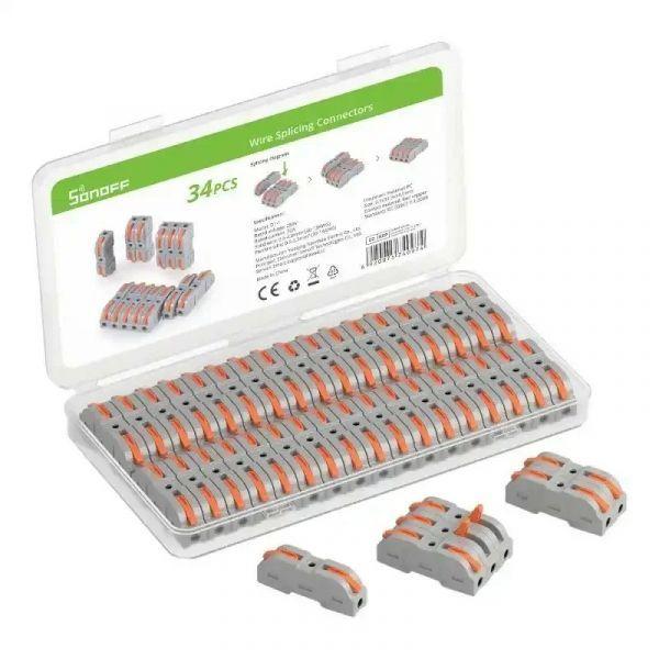 Conectores de Emenda de Fios SONOFF D1-1 (Pack 34 Unidades - 250 V - 32 A)