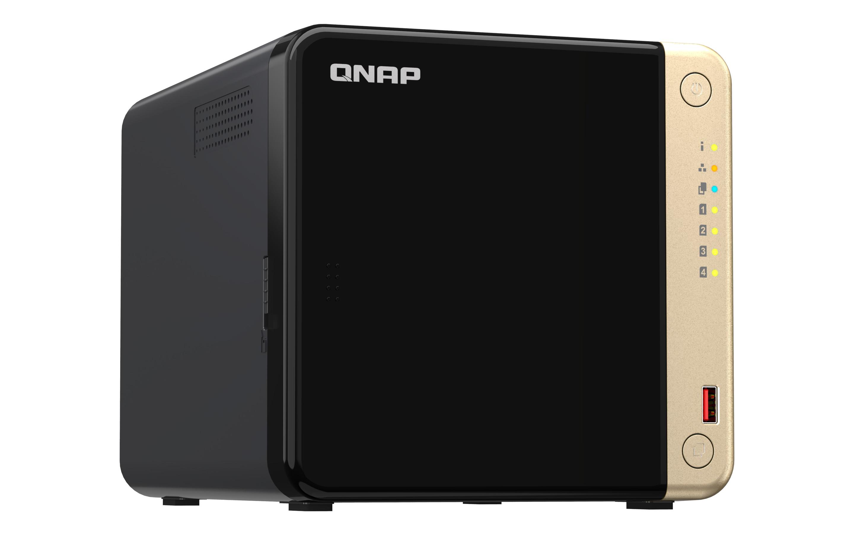 NAS QNAP TS-464-8G (Serial ATA III - 8 GB - 4 baias - Preto), miniatura 2