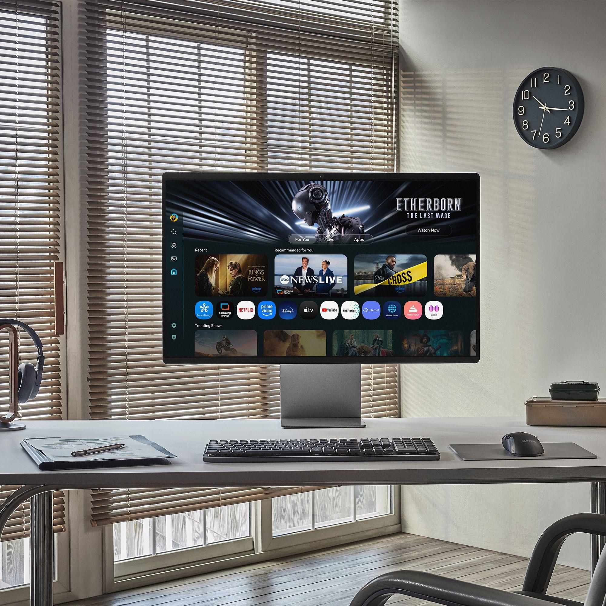 Monitor SAMSUNG S32FM900 (32" - OLED - 165 Hz - Prateado) — miniatura 4
