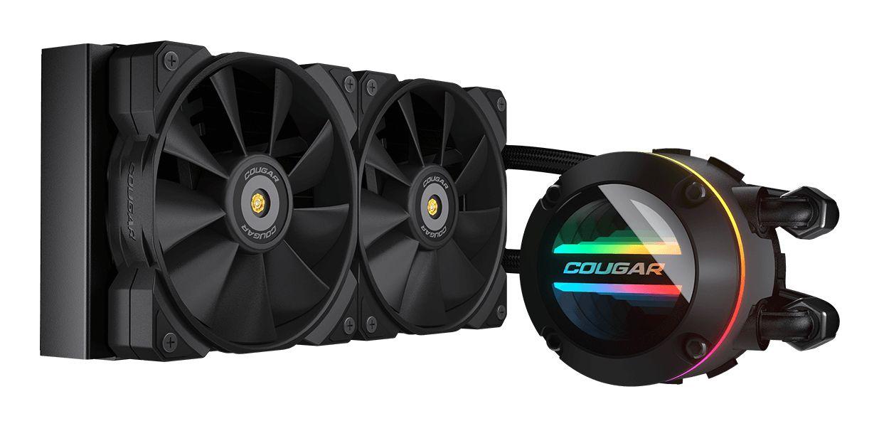 Sistema de Refrigeração Líquida AIO COUGAR Poseidon-GT 240 (120 mm - 2000 RPM - Multi - Preto) — miniatura 2
