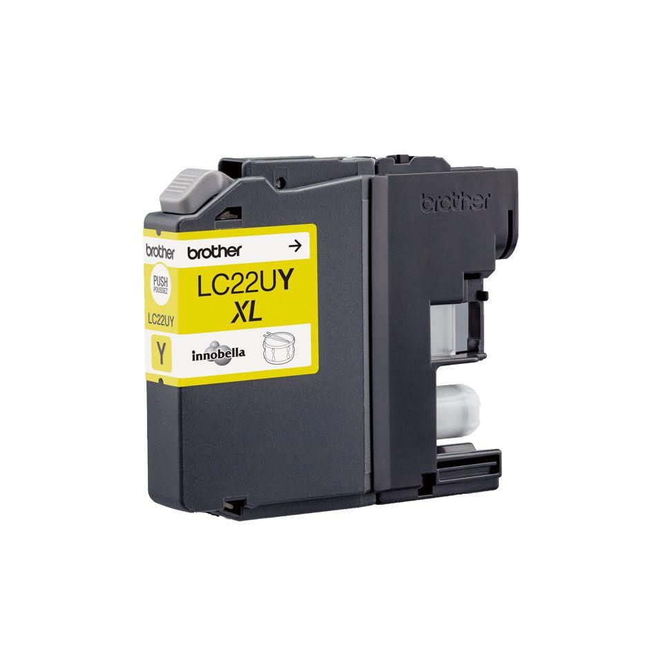 Tinteiro BROTHER LC22UY (1200 páginas - Amarelo), miniatura 2