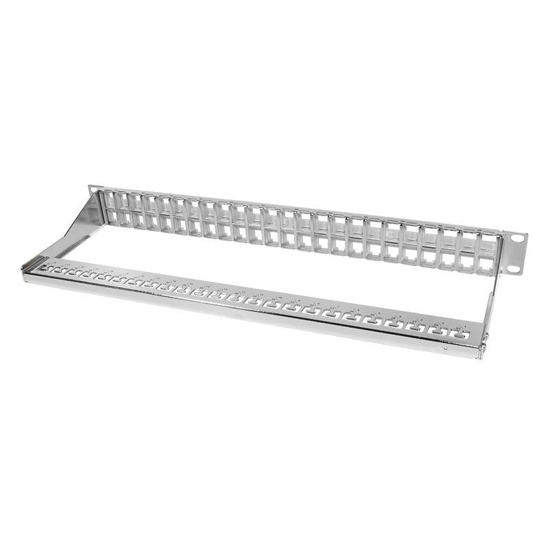 Painel de Patch LOGILINK NK4046 (Até 48 módulos Keystone - Cinzento), miniatura 2