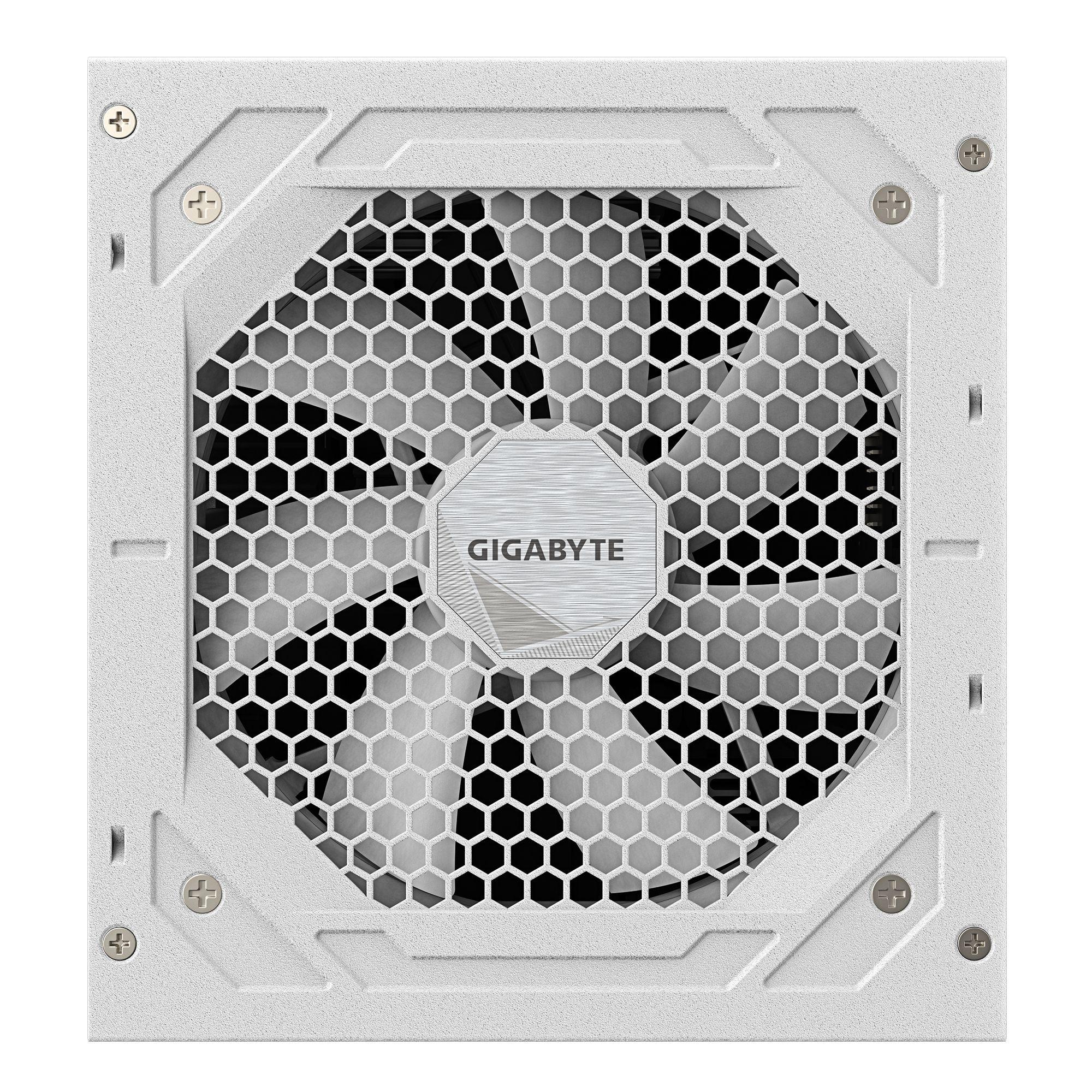 Fonte de Alimentação ATX GIGABYTE GP-UD850GM PG5 ICE EU (ATX - 850 W - 80 PLUS Gold - Branco), miniatura 3