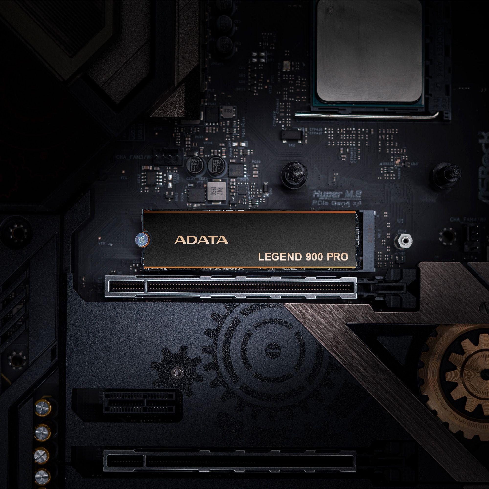 Disco SSD ADATA LEGEND 900 PRO (4 TB - M.2 2280 - PCIe 4.0 NVMe - Preto/Dourado) — miniatura 8