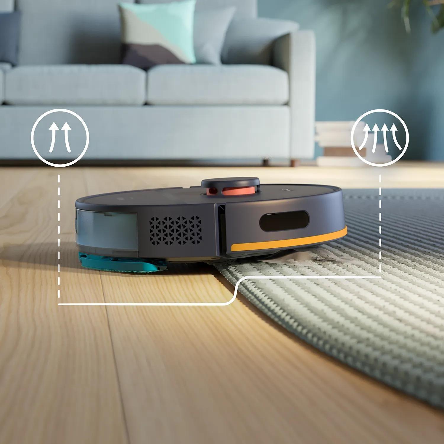 Robô Aspirador PHILIPS HomeRun 2000 XU2000/10 (2700 Pa - Laser Distance Sensor - 0,38 l - Azul Escuro), miniatura 6