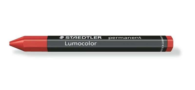 Lápis de Cera Permanente STAEDTLER Lumocolor Omnigraph 236-2 (Vermelho)