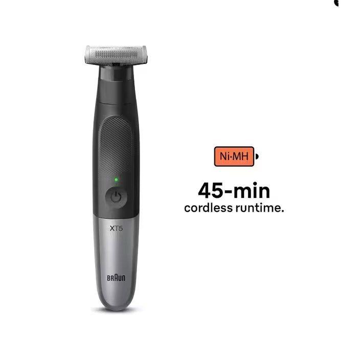 Aparador de Barba e Corpo BRAUN Series X XT5200 (Preto/Prateado), miniatura 4