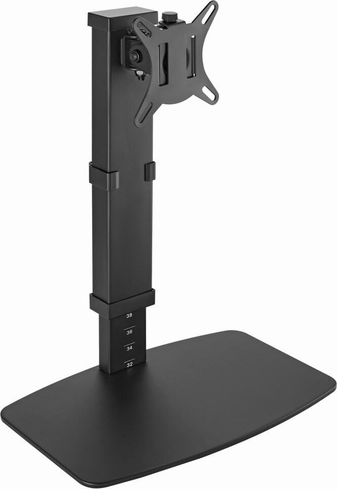 Suporte de Monitor de Secretária GEMBIRD MS-D1ST-02 (17–32" - VESA 75 x 75/100 x 100 mm - Preto)