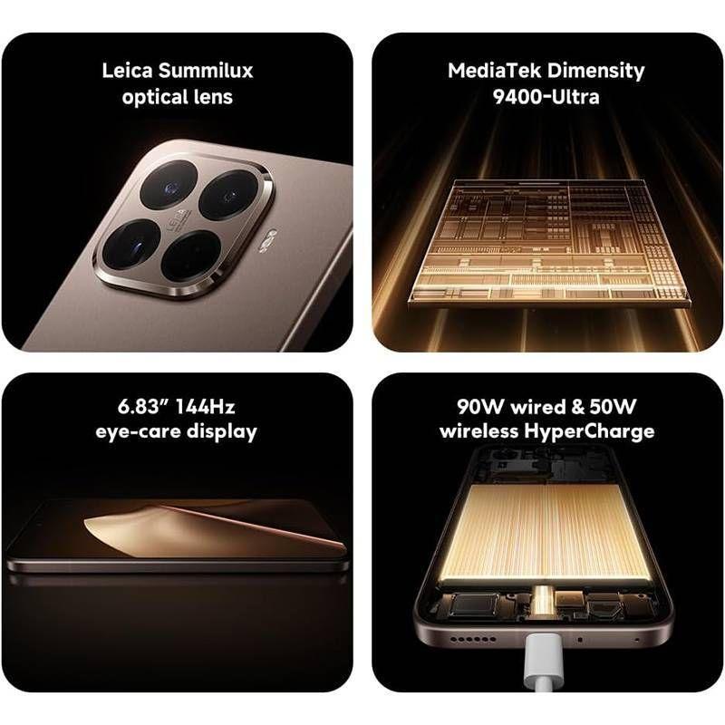 Smartphone XIAOMI 15T Pro 5G (12GB/256GB - 6,83" - Dourado), miniatura 2