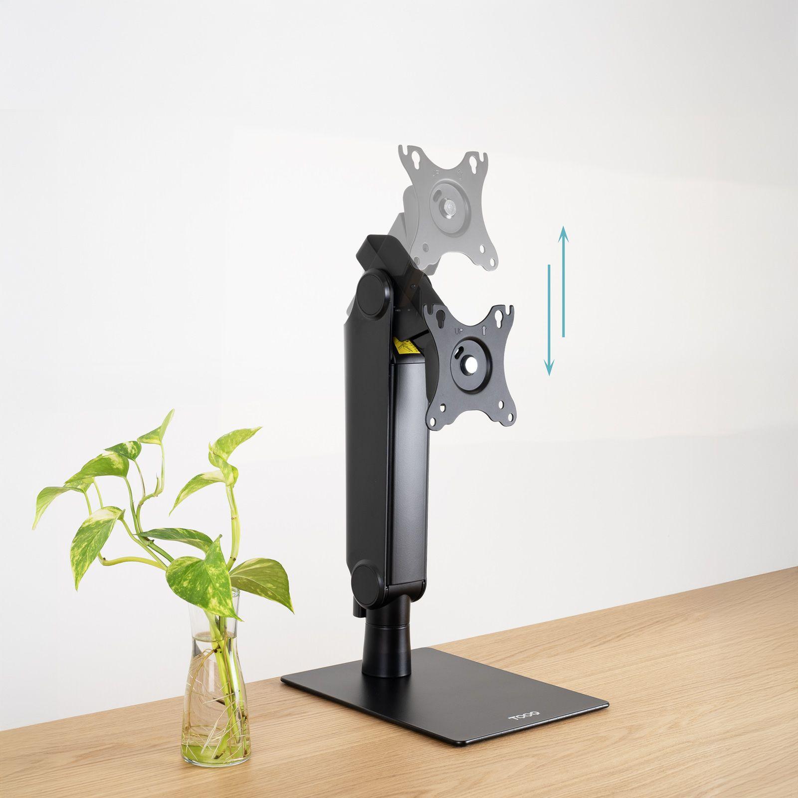 Suporte de Secretária para Monitor TOOQ DB1741TN-B (17-32" - VESA 75x75/100x100 - 8 kg - Preto), miniatura 3