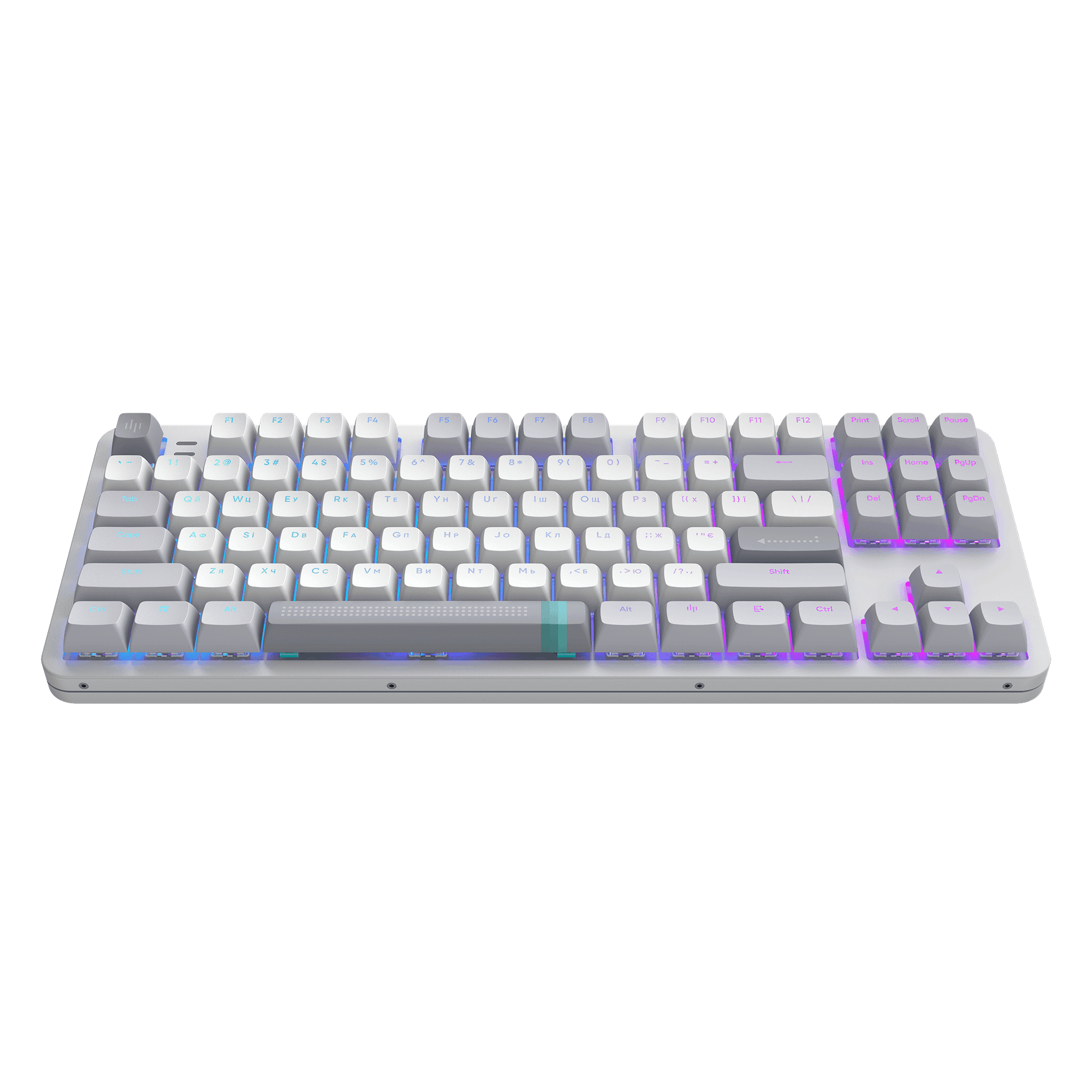 Teclado Gaming Mecânico DARK PROJECT ALU87 Daylight (ANSI UA - G3MS Zircon pré-lubrificados)