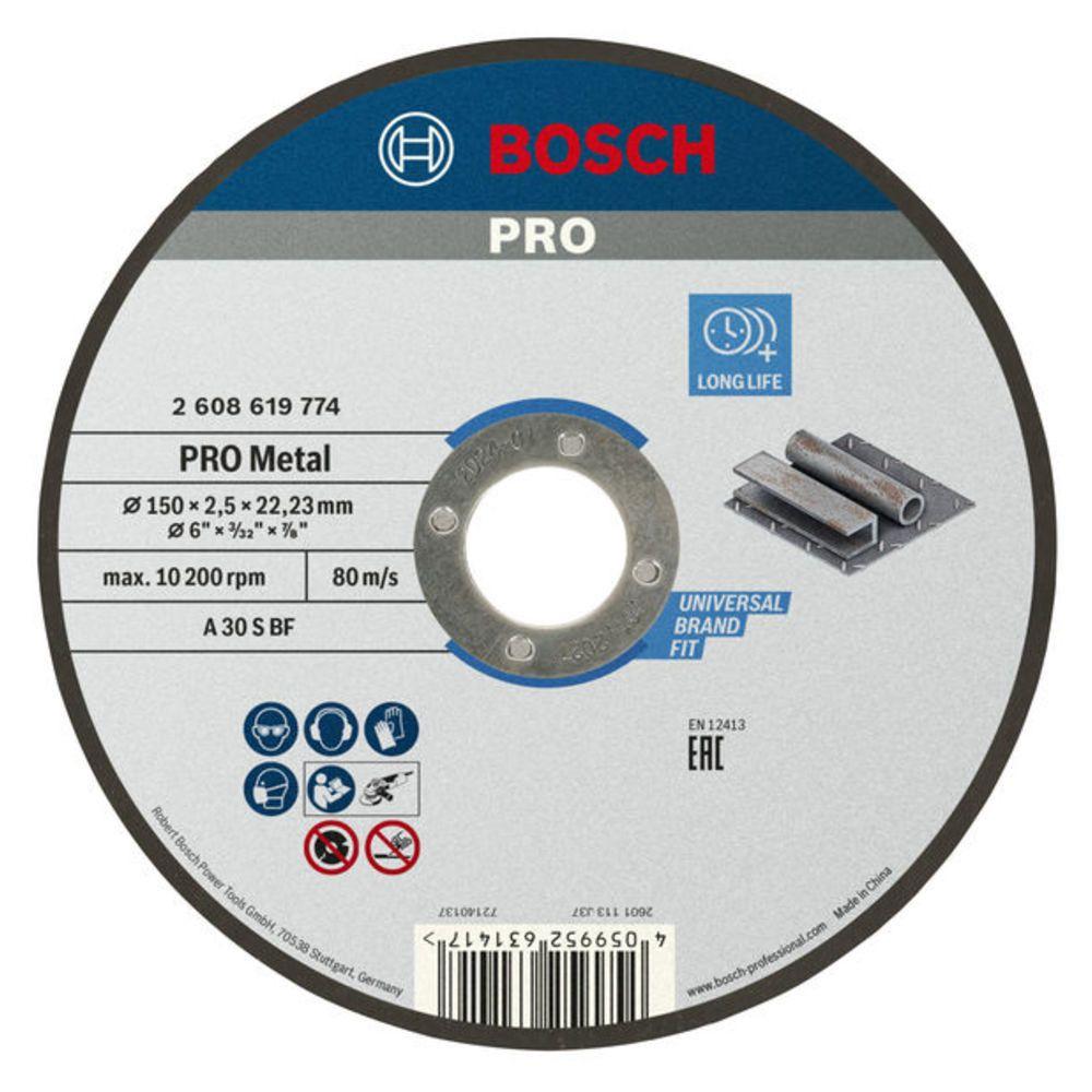 Disco de Corte BOSCH PRO Metal 2608619774 (Metal)
