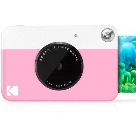 Máquina Fotográfica Instantânea KODAK Printomatic (5 MP - Micro-USB - Rosa e Branco)