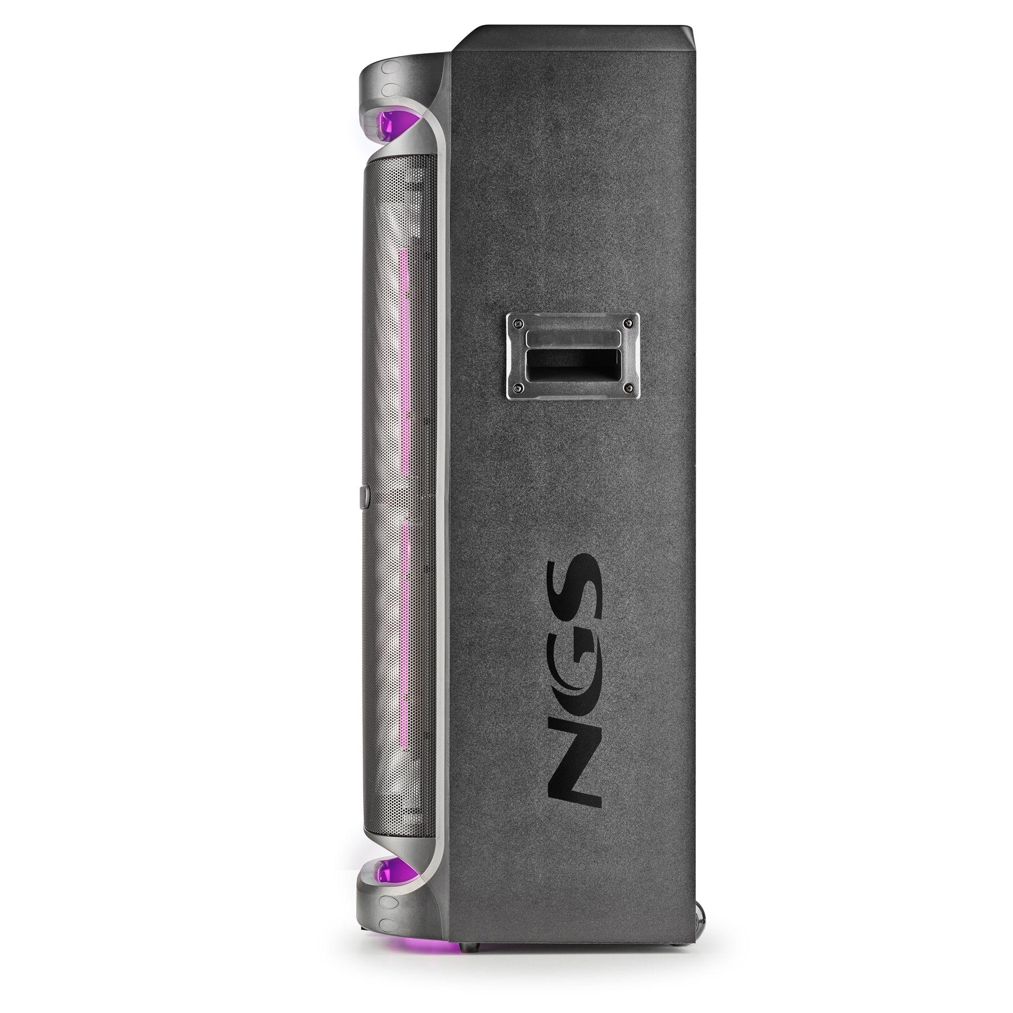 Coluna Portátil NGS WILD SPACE 3 (800 W - Sem fios - Preto), miniatura 5