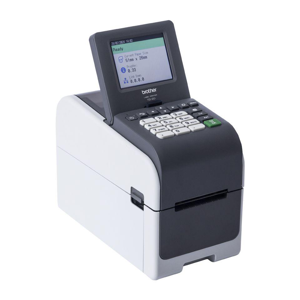 Impressora de Etiquetas BROTHER TD-2320DSA(300) (Com fios - Windows 10, Windows 11 - Preto/Cinzento), miniatura 8