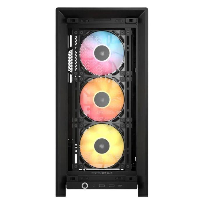 Caixa PC CORSAIR FRAME 4000D RS ARGB (ATX, E-ATX, microATX, Mini-ITX - 2.5" - Plástico, Aço, Vidro temperado - Preto) — miniatura 2