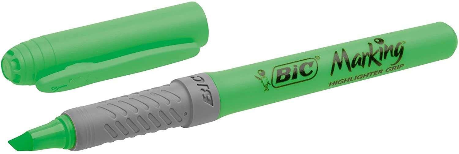 Conjunto de Marcadores Fluorescentes BIC Brite Liner Grip (Verde)