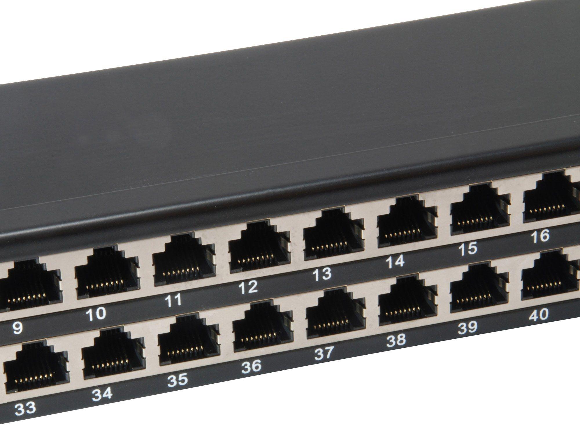 Painel de Patch EQUIP 326449 (RJ-45 - Montagem em rack - Preto) — miniatura 5