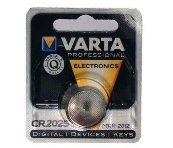 Pilha de Botão de Lítio VARTA CR2025 (Prateado)