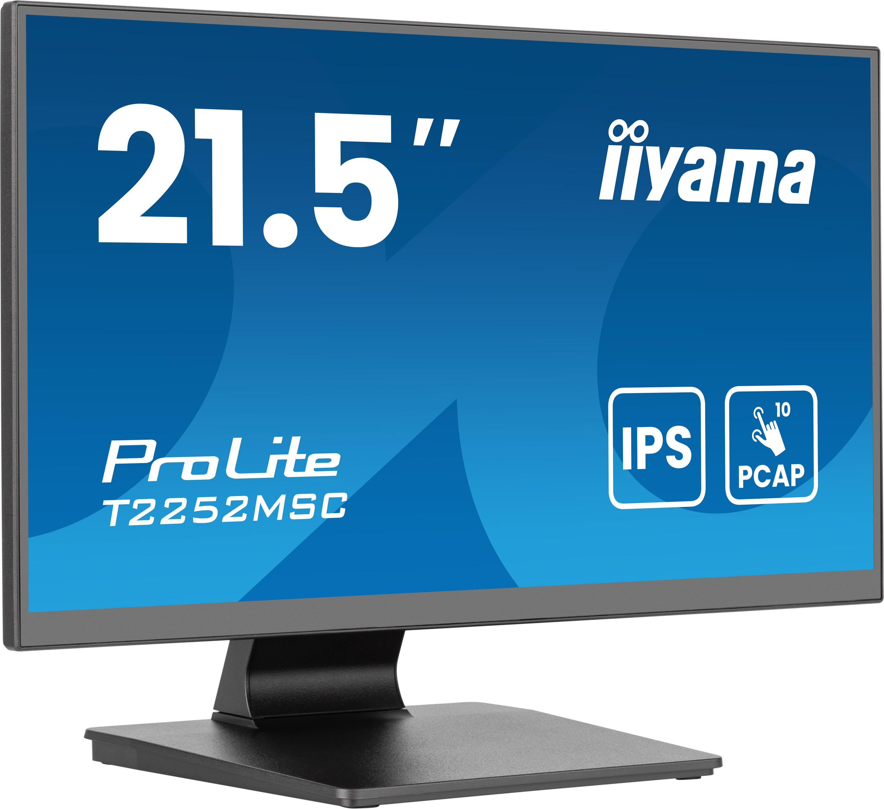 Monitor IIYAMA ProLite T2252MSC-B2AG (21,5" - IPS - 100 Hz - Preto) — miniatura 3