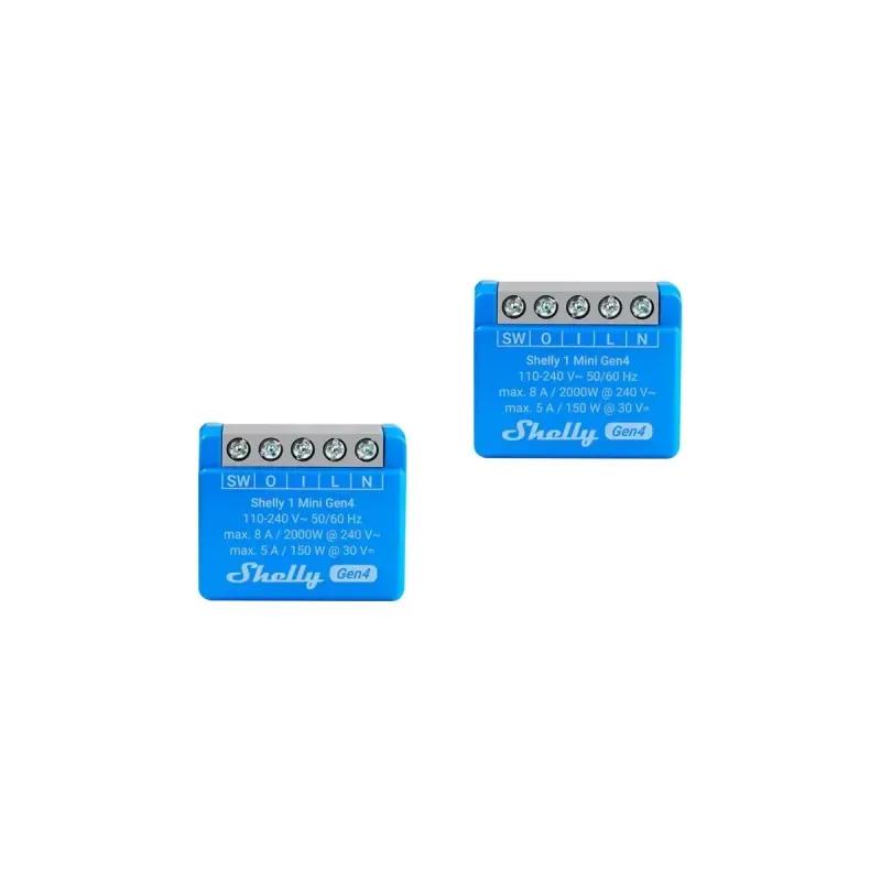 Módulo Relé Inteligente SHELLY 1 Mini Gen4 (Azul), miniatura 2