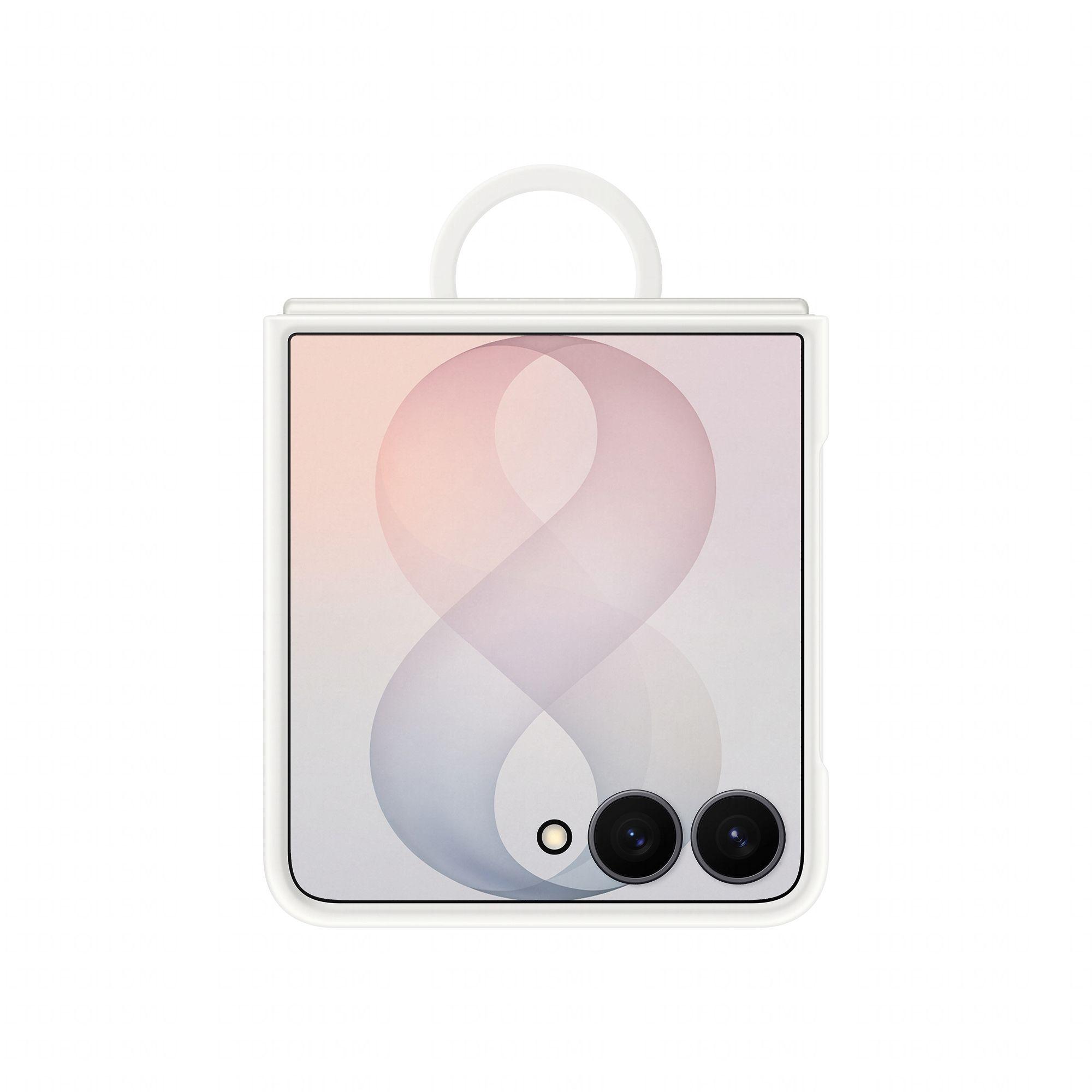 Capa SAMSUNG Silicone Ring Magnet para Galaxy Z Flip8 (Samsung Galaxy Z Flip8 - Silicone - Branco), miniatura 2