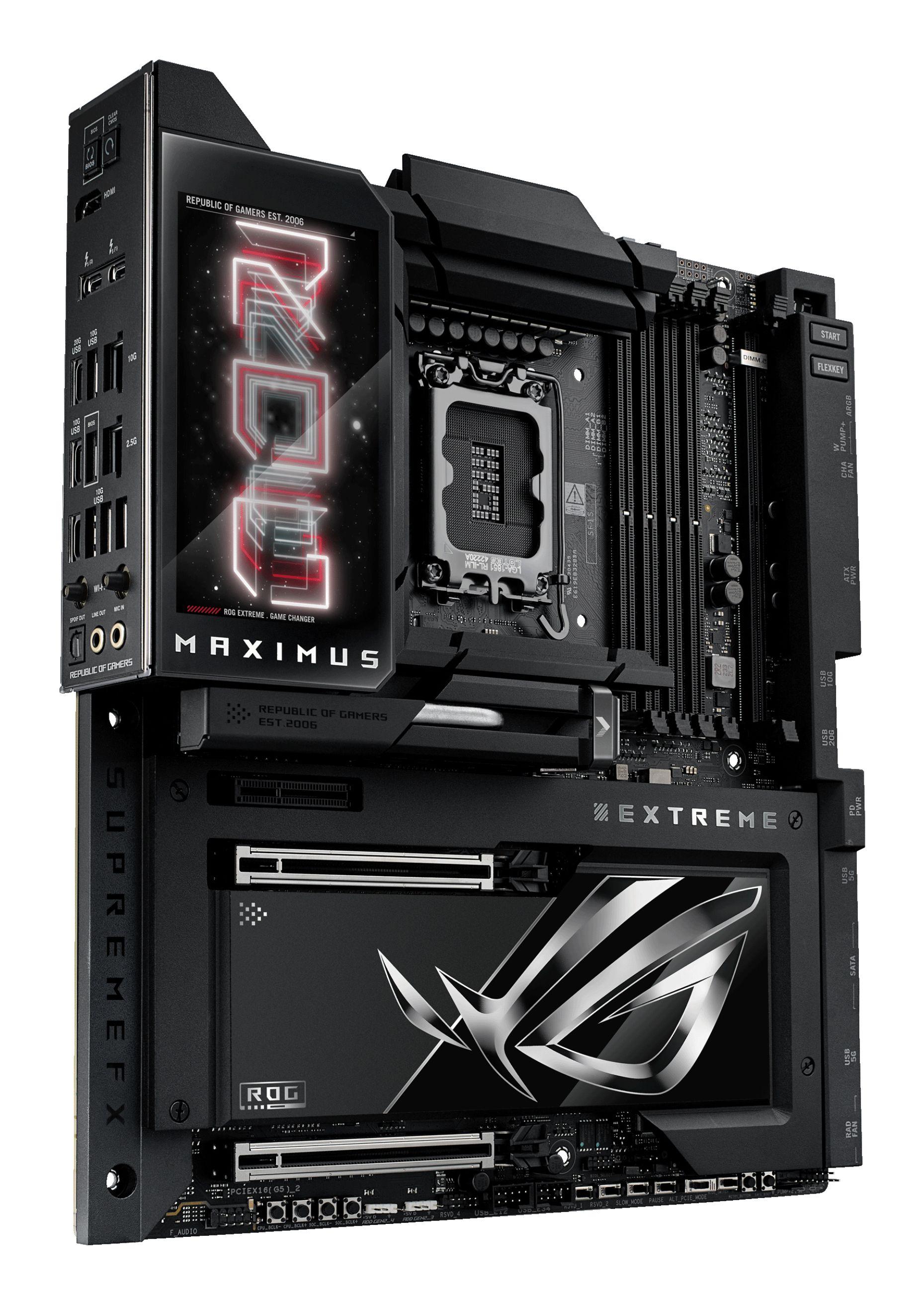Motherboard ASUS ROG MAXIMUS Z890 EXTREME (LGA 1851 (Socket V1) - Intel Core Ultra - EATX - Preto), miniatura 3