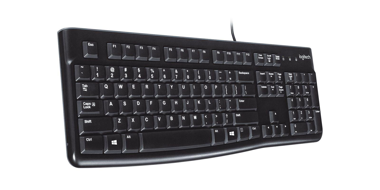 Teclado LOGITECH K120 (Espanhol - USB - Com fios - Preto) — miniatura 2