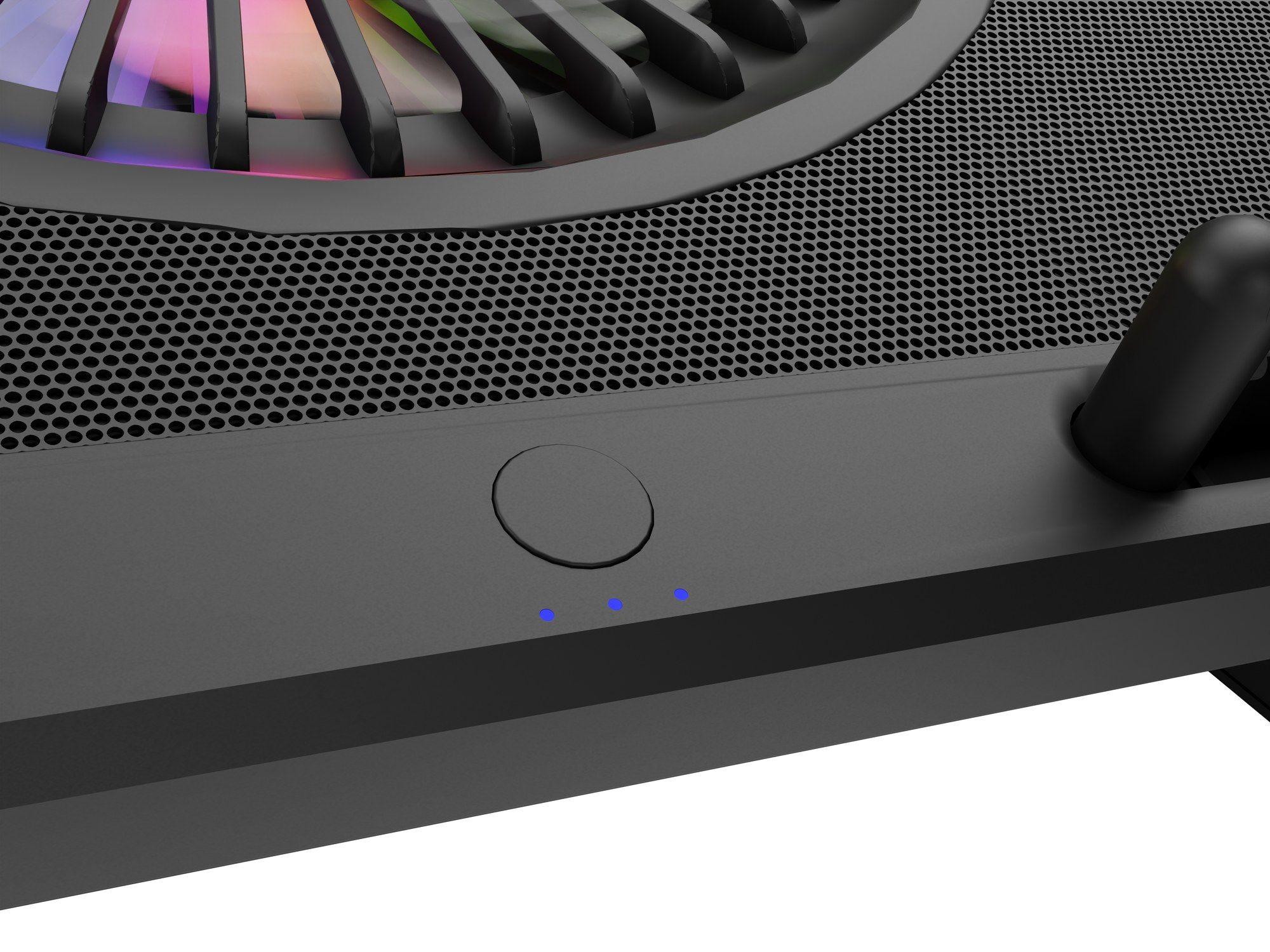 Base de Refrigeração para Portátil GENESIS Oxid 850 (17,3" - 5 Ventoinhas - RGB - Preto), miniatura 8