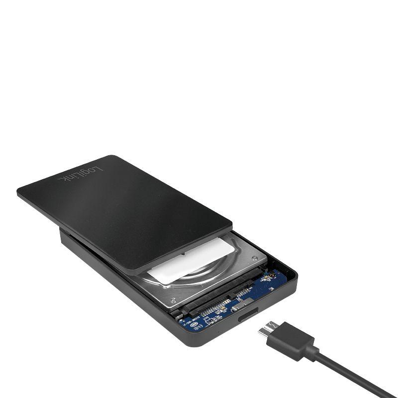 Caixa Externa para HDD/SSD LOGILINK UA0339 (2,5" - USB 3.0 - Preto), miniatura 5