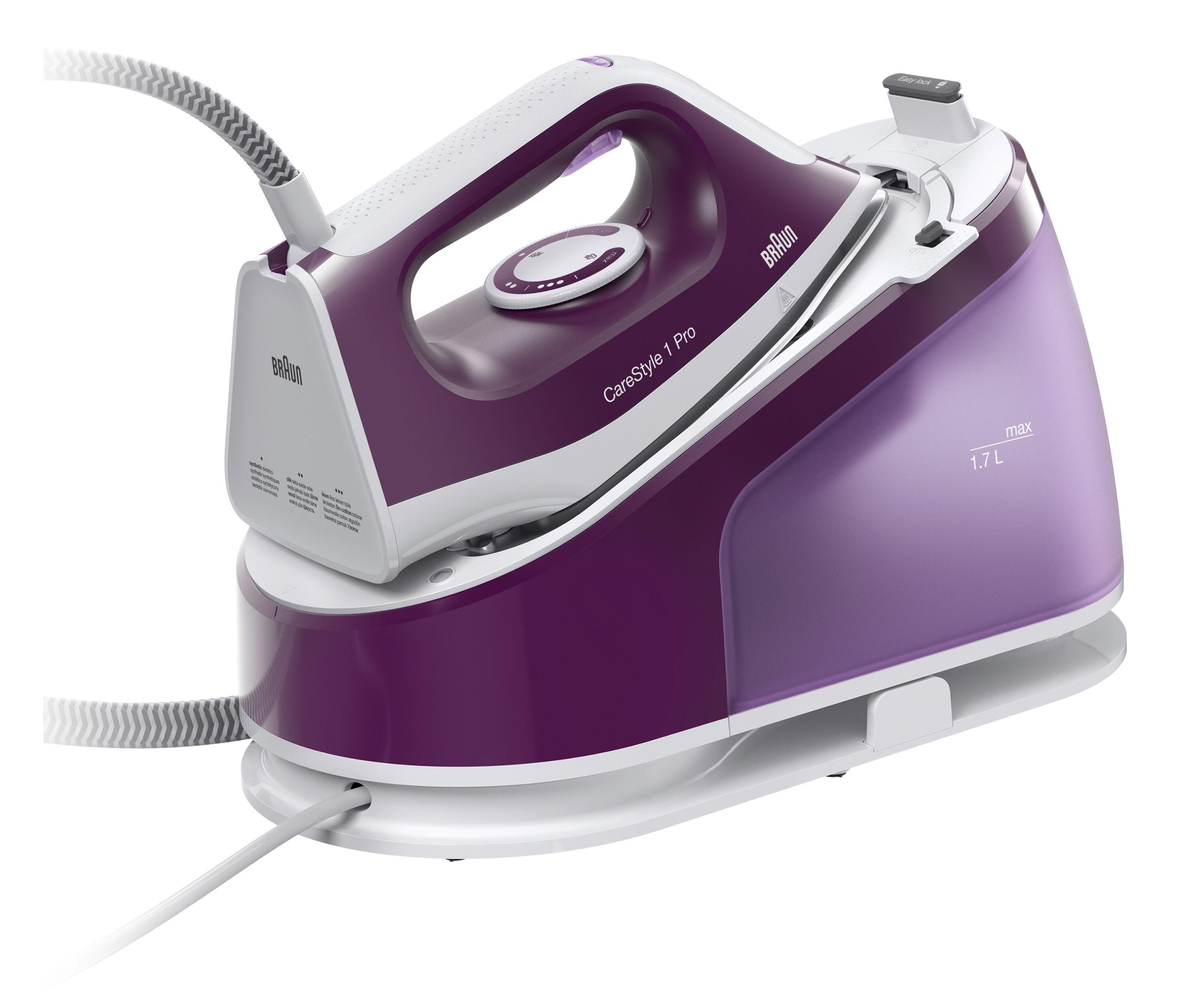 Centro de Engomar BRAUN CareStyle 1 IS1514VI (2200 W - 1,7 l - 6 bar - Roxo), miniatura 2