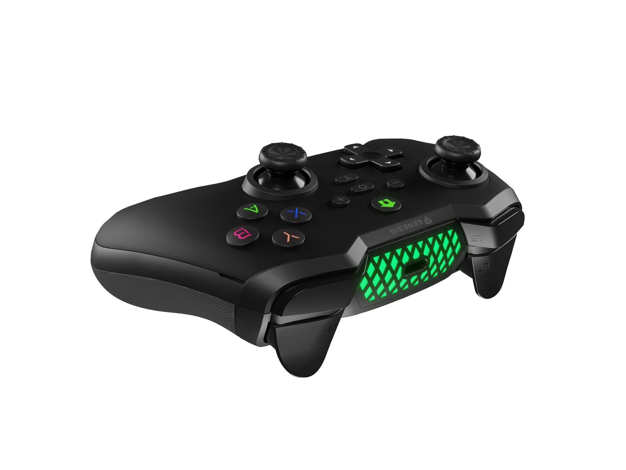 Comando Gaming GENESIS Mangan 400 (Nintendo Switch - Sem fios - Bluetooth - Preto) — miniatura 5
