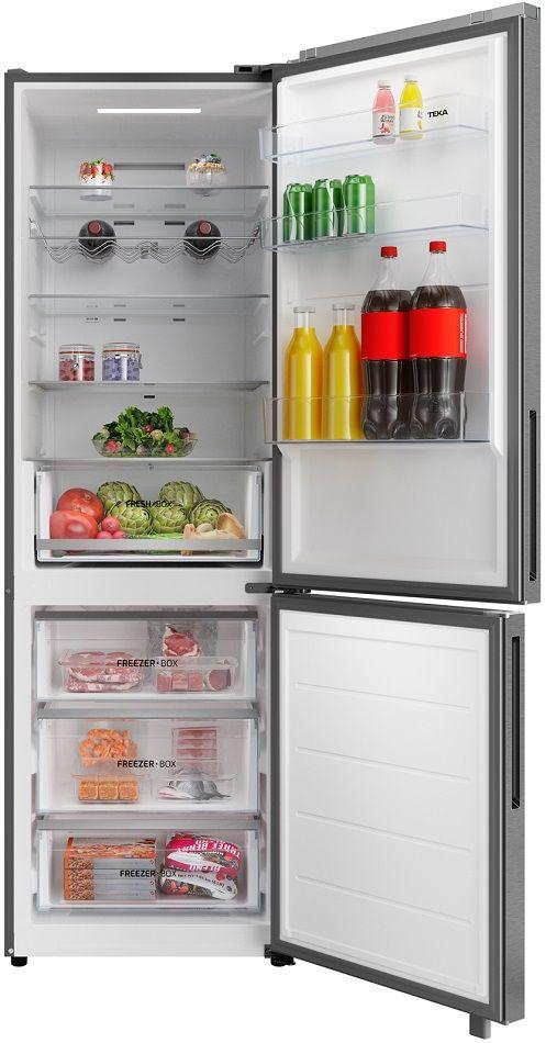 Frigorífico Combinado Independente TEKA RBF 64650 SS (400 l - 186x59,5x68,8 cm - 60 cm - Inox), miniatura 4