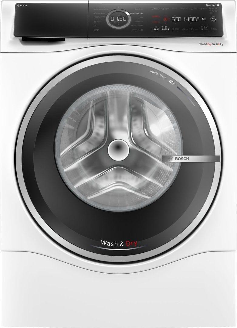 Máquina de Lavar e Secar Roupa Independente BOSCH WNC254A0ES (B - 10,5 kg - 6 kg - Branco)