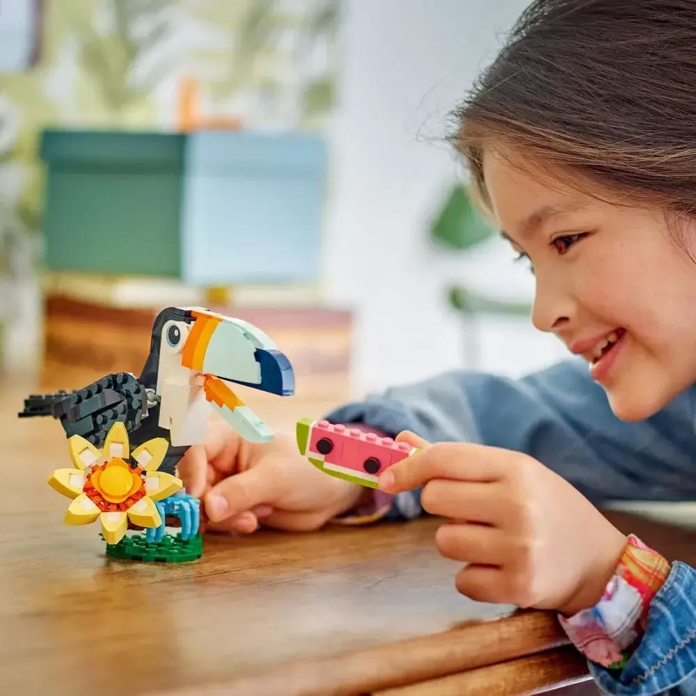 LEGO 31173 Creator Animais Selvagens: Tucano Tropical (7+ anos - 225 peças), miniatura 6
