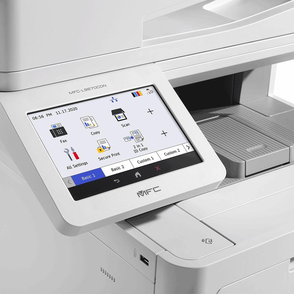 Impressora Multifuncional BROTHER MFC-L9670CDN (A4 - Impressão a cores - 520 folhas - Branco), miniatura 5