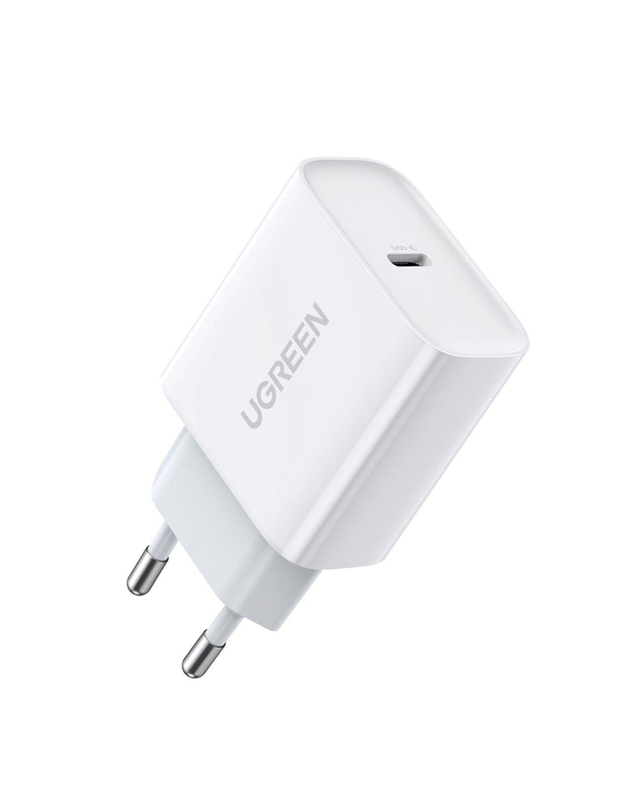 Carregador de Tomada UGREEN CD137 (20 W - 1x USB-C - Branco)