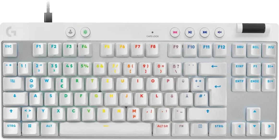 Teclado LOGITECH G PRO X RAPID (Alemão QWERTZ - Magnético analógico linear - TKL - Rosa), miniatura 3