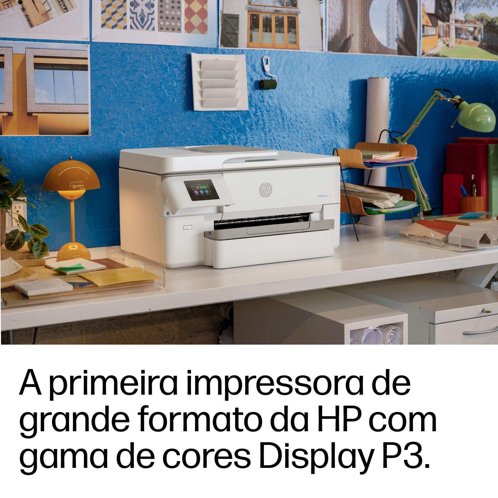 Impressora Multifunções HP OfficeJet Pro 9720e (A3 - Impressão a cores - 250 folhas - Cinzento), miniatura 9
