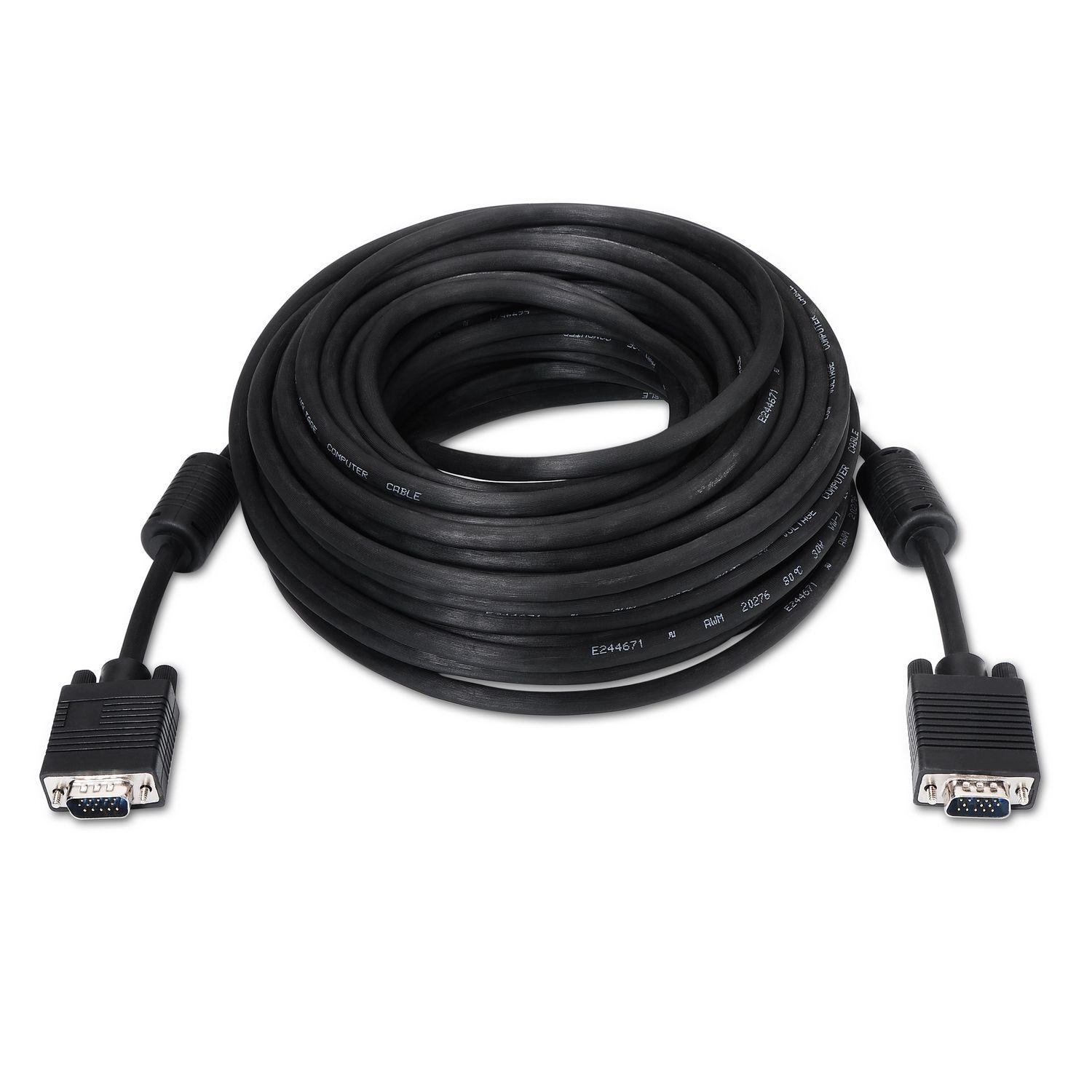 Cabo VGA AISENS A113-0074 (10 m - Preto) — miniatura 2
