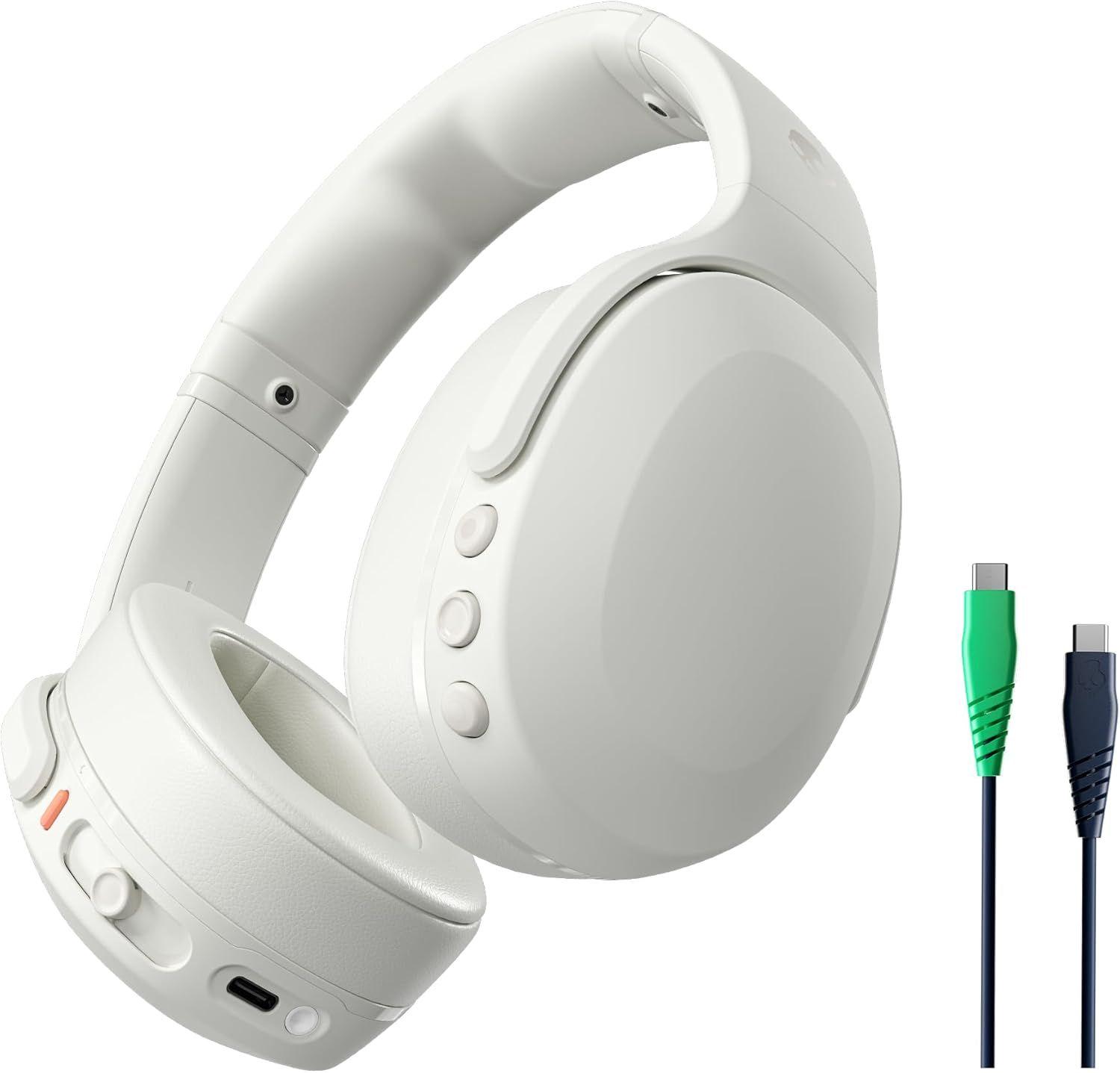 Auscultadores SKULLCANDY Crusher Evo (Binaural - Circum-aural - 4 cm - Branco)