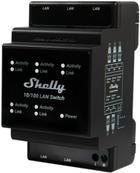 Switch Ethernet SHELLY LAN Switch (5 x RJ45 - 1 unidade - 10/100 Mbps - Preto)