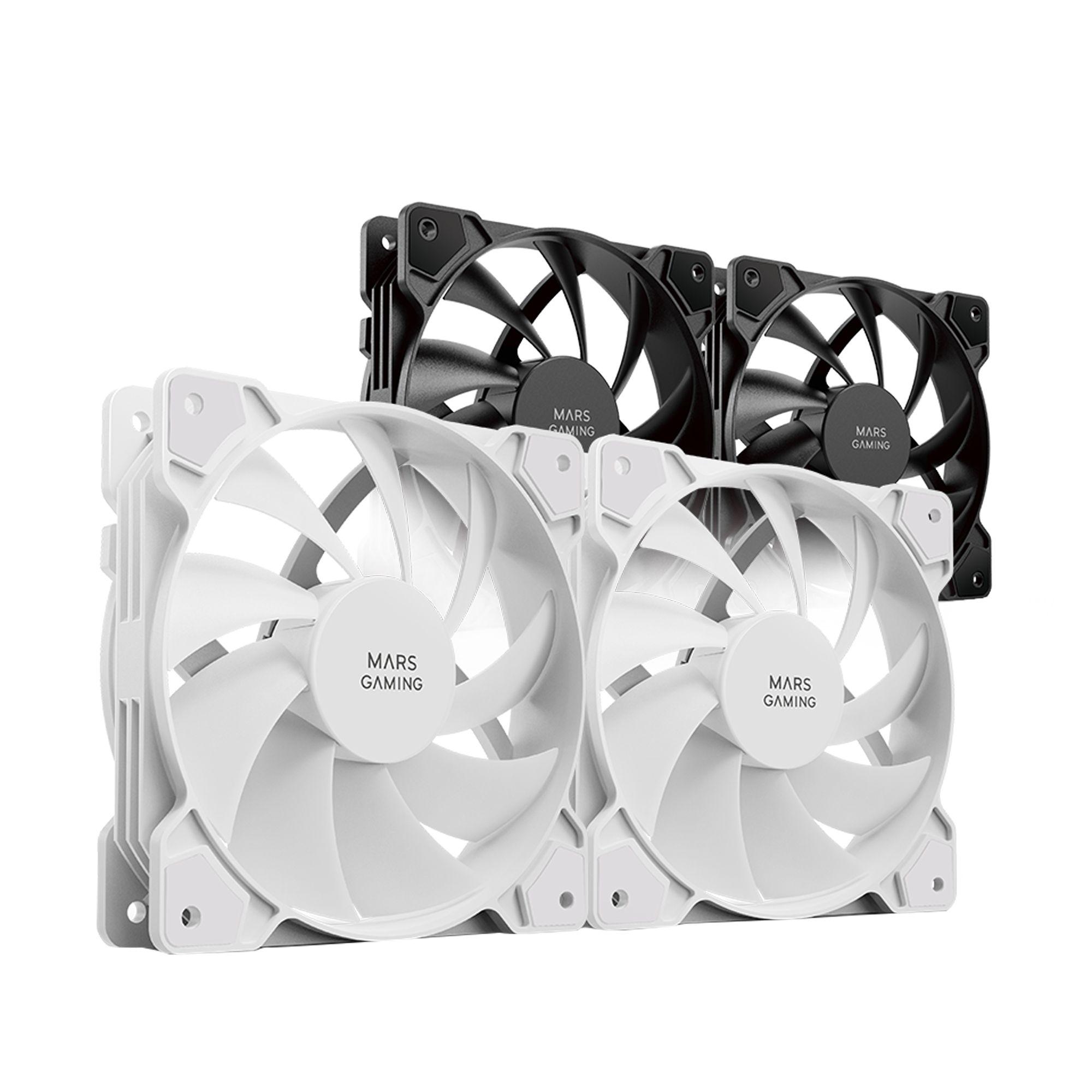 Ventoinha para Caixa de PC MARS GAMING MF-PROX2 (Branco), miniatura 3