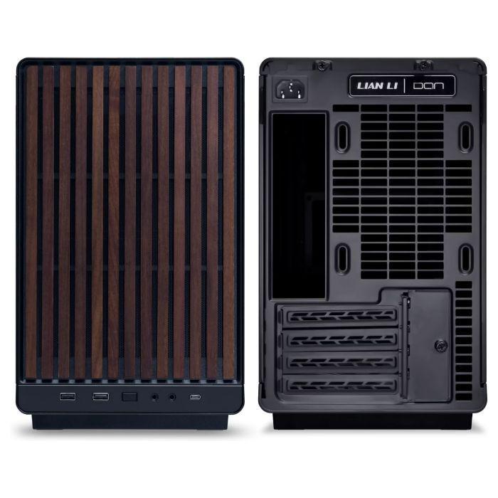 Caixa PC LIAN LI A3 Wood Glass Version (Micro-ATX - Preto) — miniatura 4