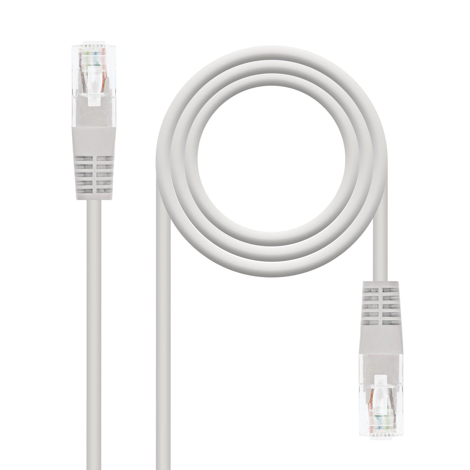 Cabo de Rede NANOCABLE 10.20.0430 (30 m - Cat6 - RJ-45 - Cinzento)