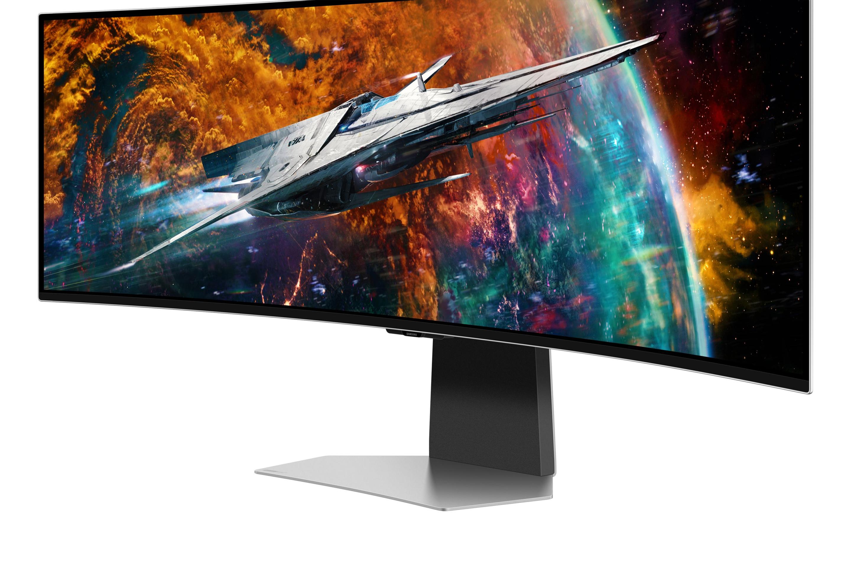 Monitor SAMSUNG Odyssey OLED G9 G95SC (49" - OLED - 240 Hz - Prateado) — miniatura 3