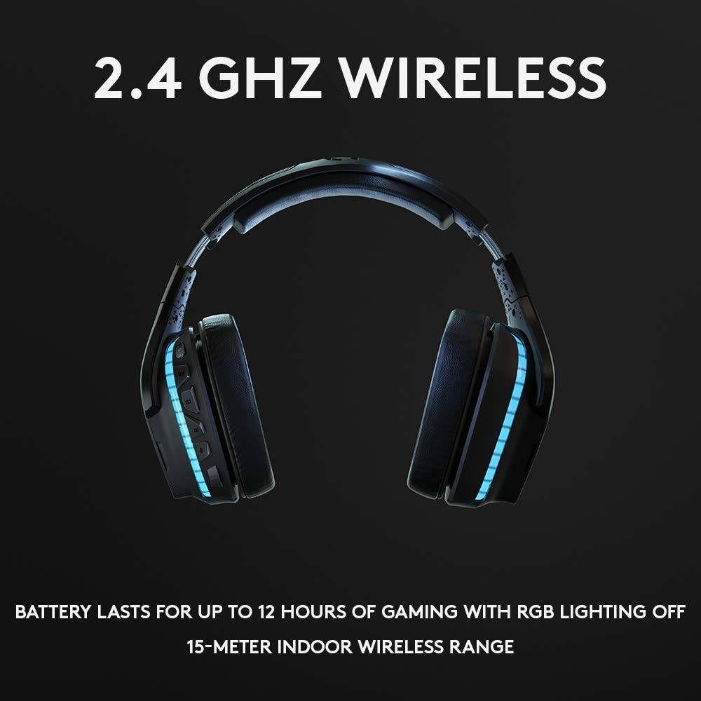 Headset Gaming LOGITECH G935 (Binaural - Sem fios - Circum-aural - Preto) — miniatura 2