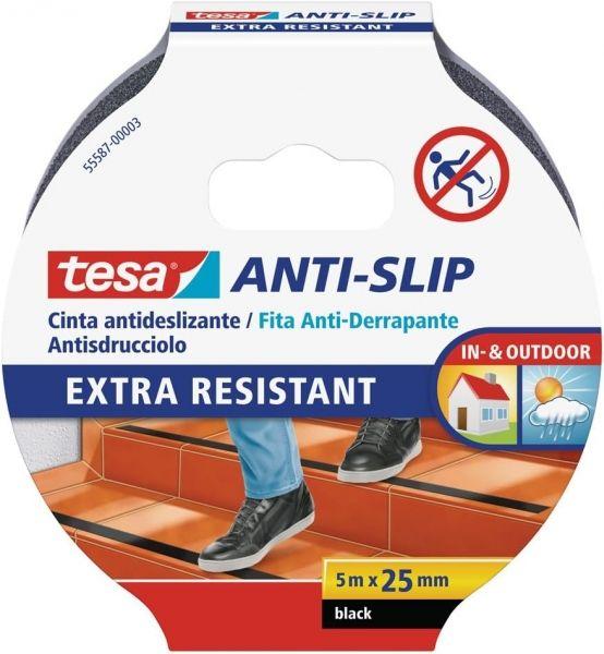Fita Antiderrapante TESA 55587-00003-12 (Preto)