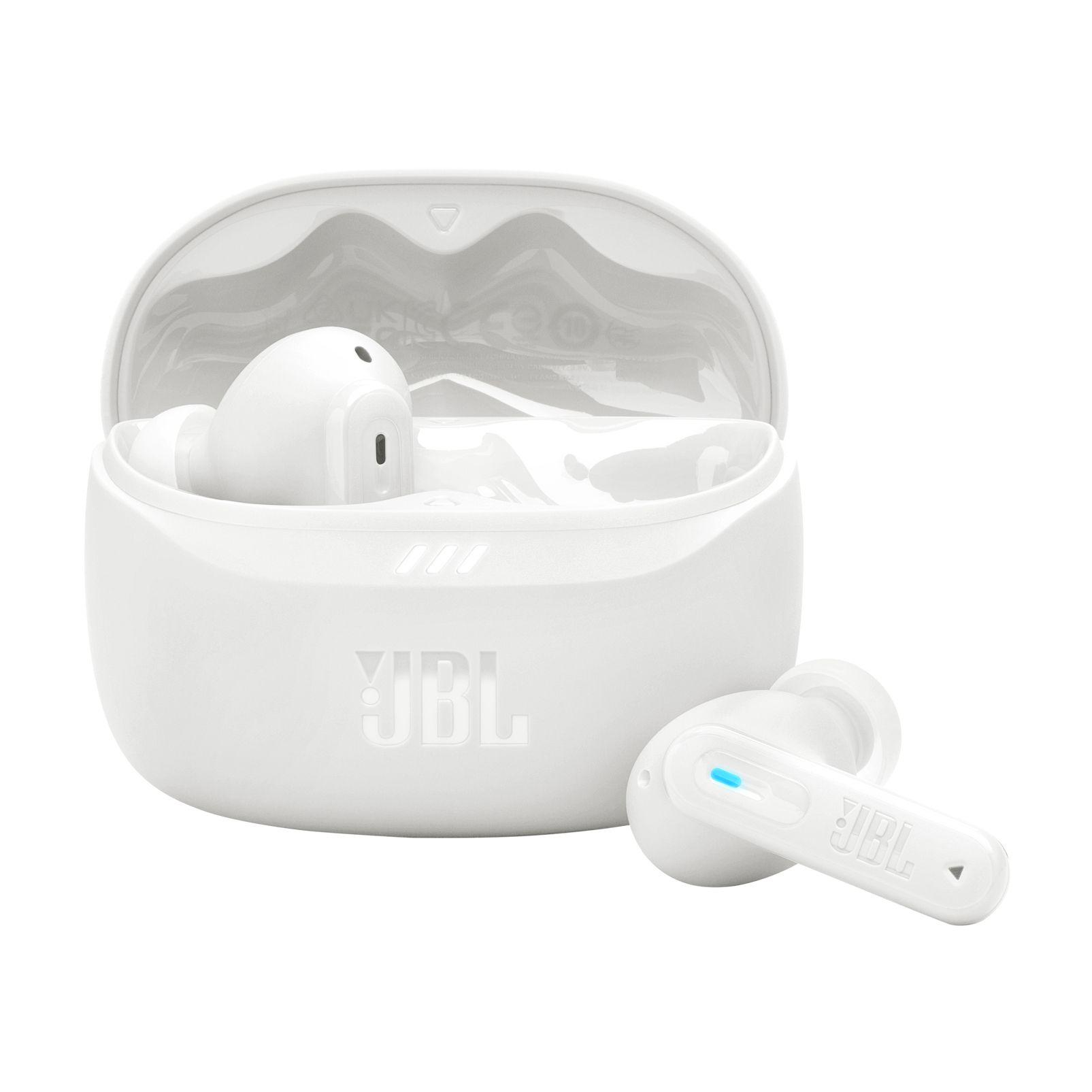 Auriculares JBL Tune Beam 2 (5 W - USB Type-C - Branco)
